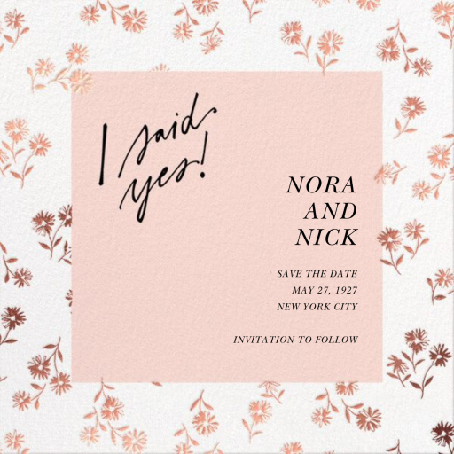 Prairie Tale Photo - Save the Date by kate spade new york - Back