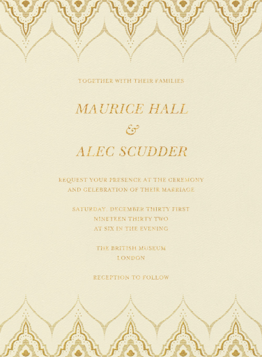 Silk Road - Wedding Invitation by Crane & Co.