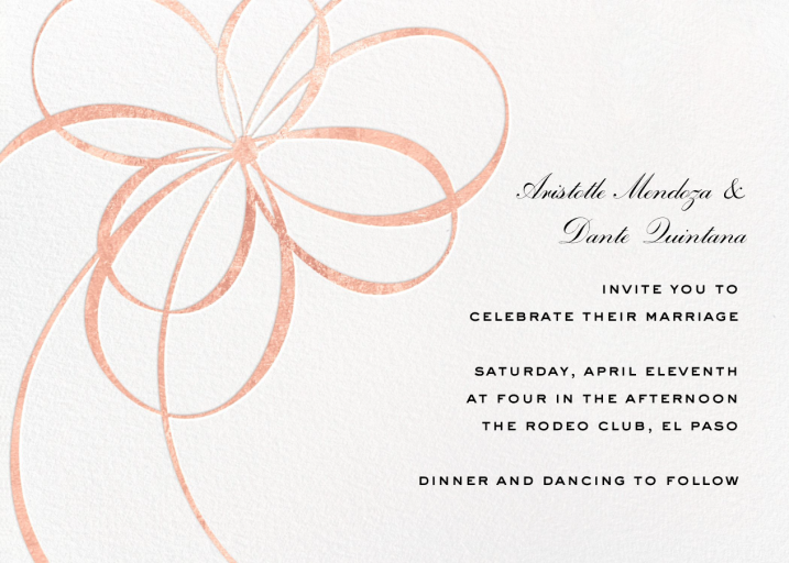 Belle Boulevard Invite - Wedding Invitation by kate spade new york