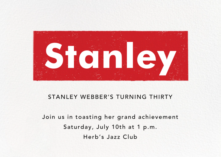 A Love Supreme - '90s Theme Party Invitation by Paperless Post