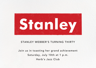 A Love Supreme - Birthday Invitation by Paperless Post