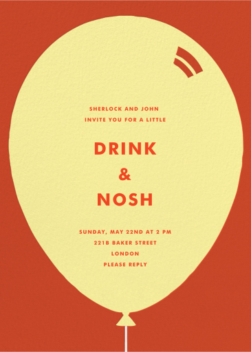 Red Balloon by Paperless Post