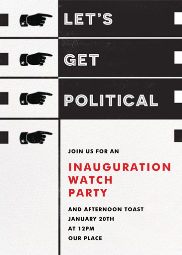 Let's Get Political - Election Invitation by Paperless Post