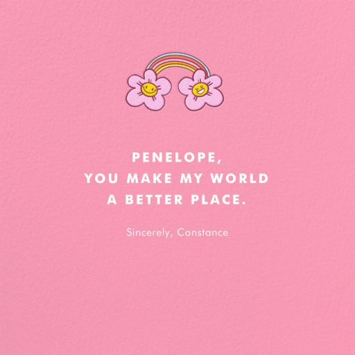 Superflat Lover (Greeting) - Valentine's Day Card by Hello!Lucky - Back