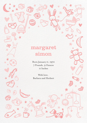 Baby Things - Announcement by Hello!Lucky