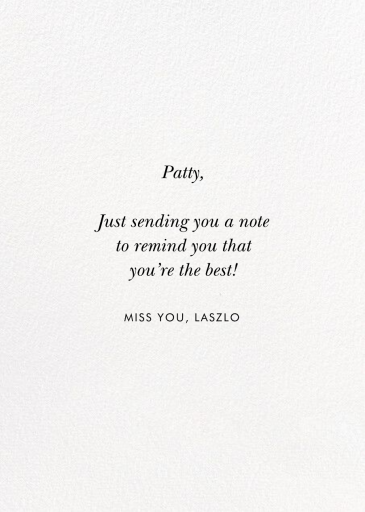 You're the Bee's Knees - Get Well Soon Card by Rifle Paper Co. - Back