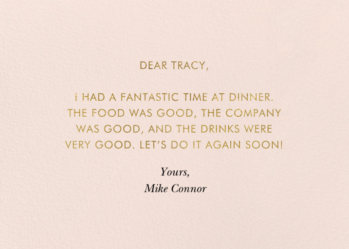 Colette Thank You - Stationery by Rifle Paper Co. - Back