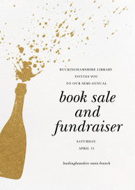 Champers - Gala Invitation by Paperless Post