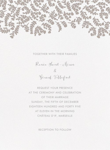 Anthea - Invitation by Crane & Co.