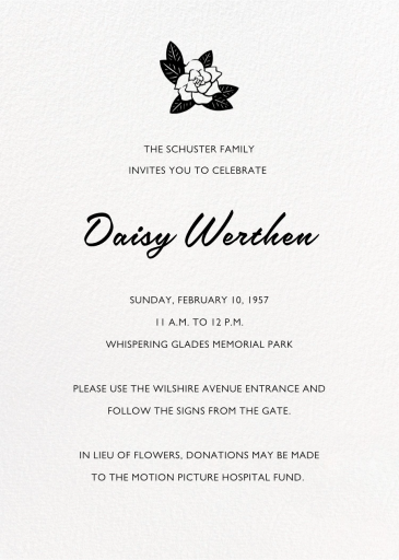 Full-Page Photo Tall (Double-Sided) by Paperless Post - Back