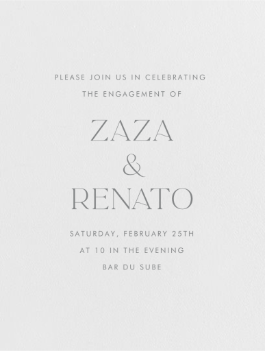 Armory - Engagement Party Invitation by Paperless Post