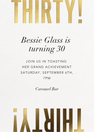 Flip the Script - 30th Birthday Invitation by Paperless Post