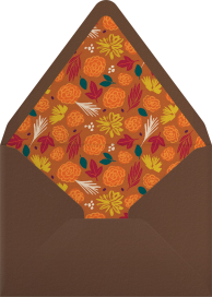 Fall Flowers - Paperless Post Envelope