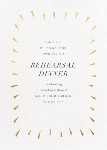 Éclat - Rehearsal Dinner Invitation by Paperless Post
