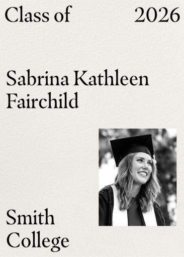 Happy Spaces - Graduation Announcement by Goods Gang