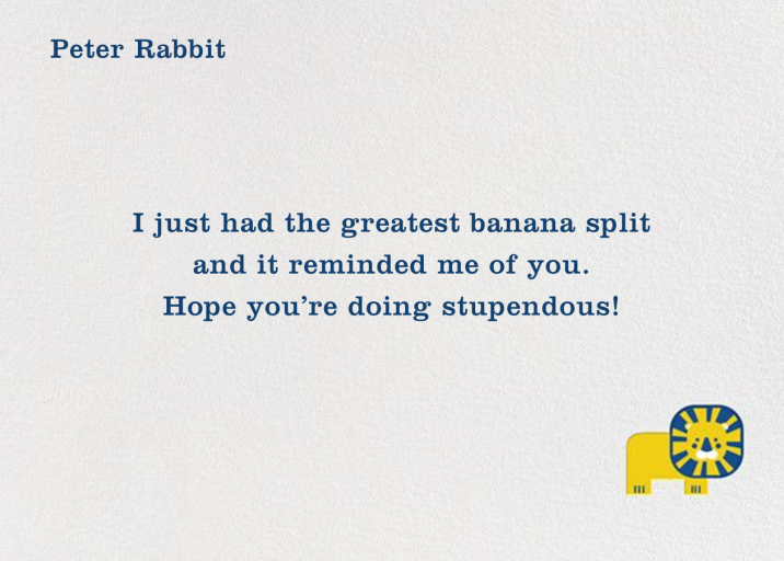 Little Lion - Stationery by Jonathan Adler