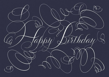 Happy Birthday - Birthday Card by Bernard Maisner