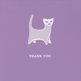 Kittie - Thank You Card by Jonathan Adler