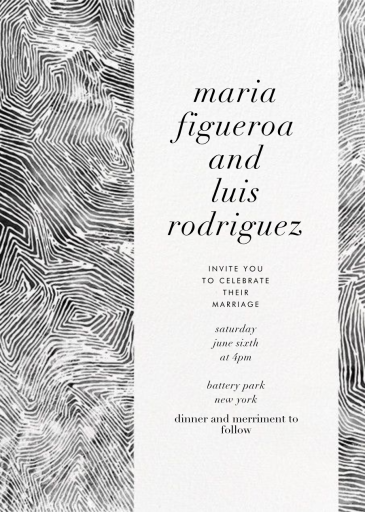 Aria - Wedding Invitation by Kelly Wearstler