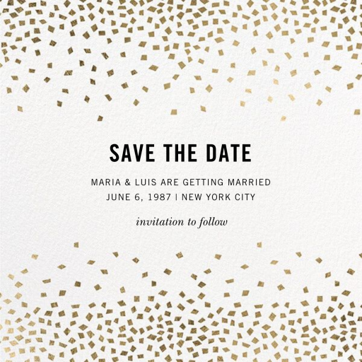Fetti (Square) - Valentine's Day Invitation by Kelly Wearstler