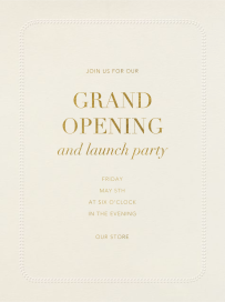 Leaf Inner Bevel Border - Launch Party Invitation by Paperless Post