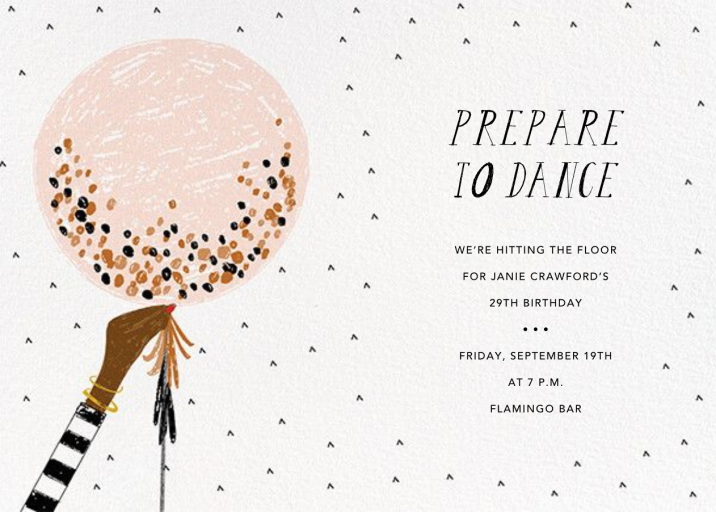 Ready to Burst - Birthday Invitation by Mr. Boddington's Studio