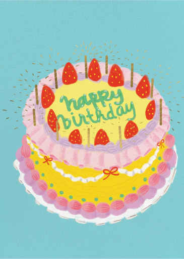 Sweet Delight - Birthday Card by Carolyn Suzuki Studio