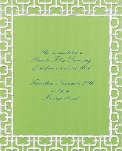 Bamboo Trellis by Paperless Post