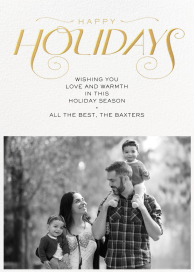 All Curled Up - Holiday Card by Paperless Post