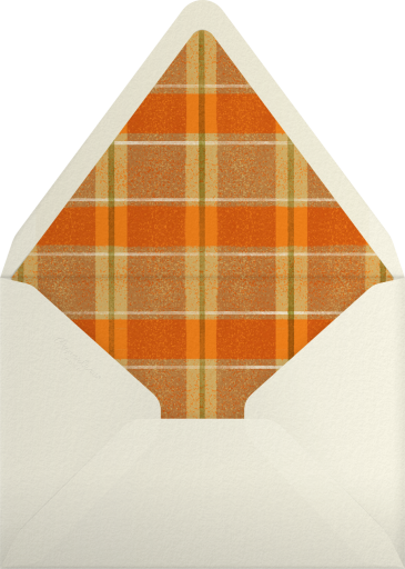 Fall Flannel - Paperless Post Envelope