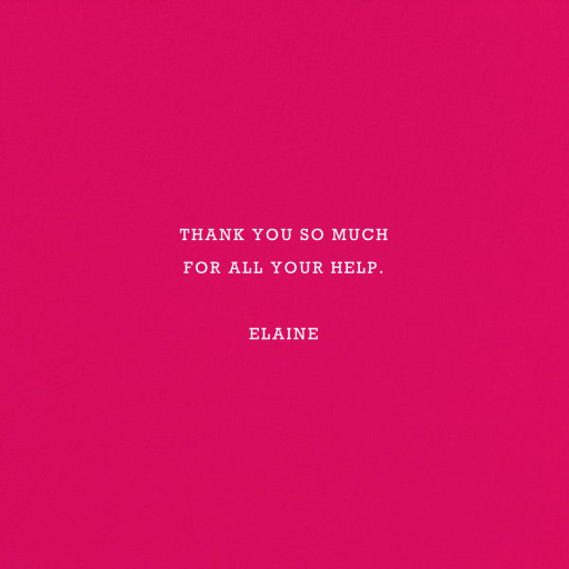 Danke - Thank You Card by Jonathan Adler - Back