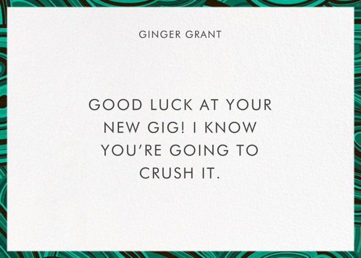 Malachite - Stationery by Jonathan Adler