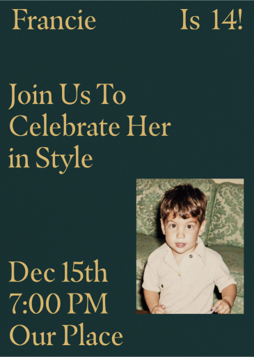 Happy Spaces - Birthday Invitation by Goods Gang