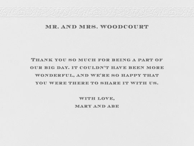 Burano (Thank You) by Crane & Co.