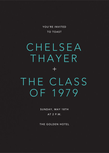 Pitch - Graduation Party Invitation by Paperless Post