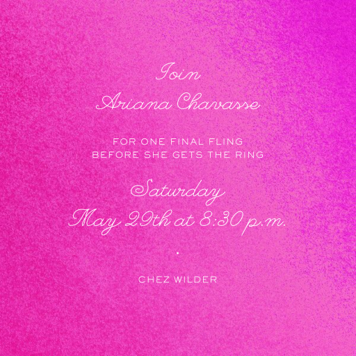 Last Fling - Bachelorette Party Invitation by Paperless Post - Back