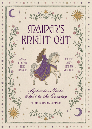 Celestial Fairy Tale Invitation
