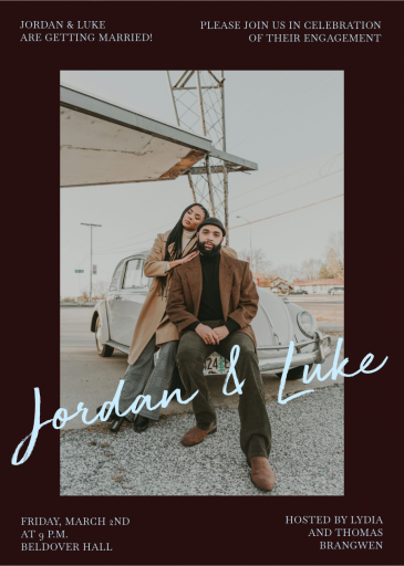 Captured Romance - Engagement Party Invitation by Paperless Post