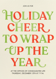 That's A Wrap - Holiday Party Invitation by Paperless Post