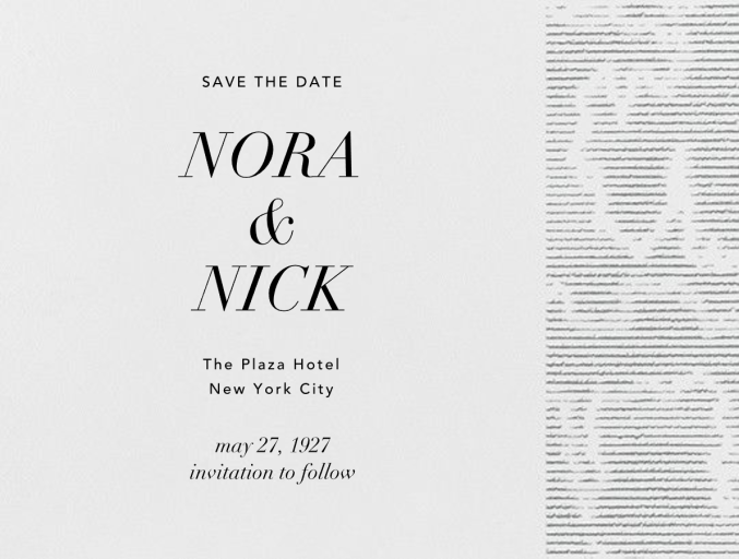 Moiré I (Save The Date) by Kelly Wearstler