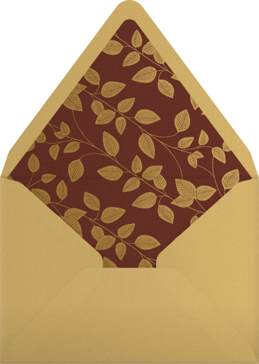 Nouveau Foliage - Paperless Post Envelope