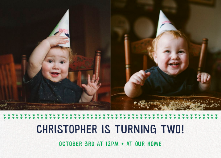 Triangles Splitscreen - Invitation by Paperless Post