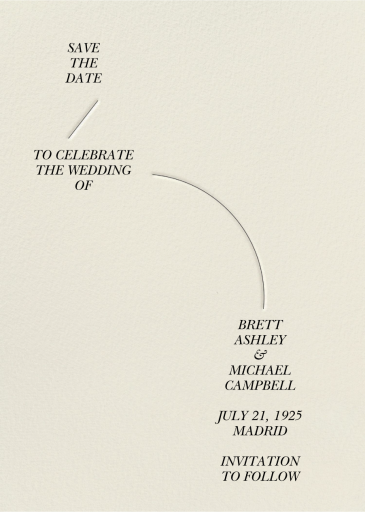 Andante - Save the Date by Paperless Post