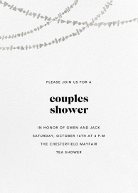 Streamer Shapes (Tall) - Bridal Shower Invitation by Paperless Post