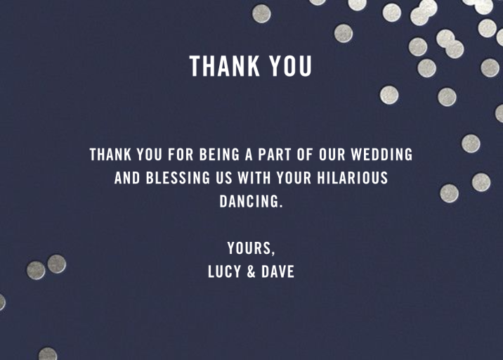 Confetti (Stationery) - Thank You Card by kate spade new york