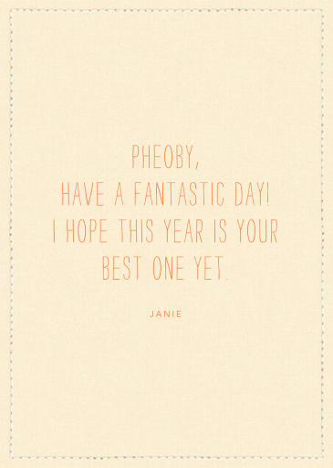 Happy Hat - Greeting by Coral & Tusk - Back