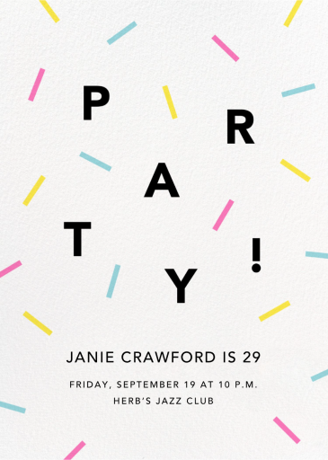 Confection by Paperless Post