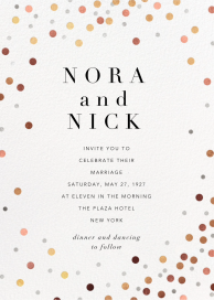 Coriandoli - Wedding Invitation by Paperless Post