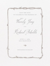 Hyde Park (Save the Date) by Crane & Co.