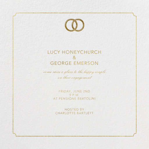 Indented Rounded Corners - Bridal Shower Invitation by Paperless Post